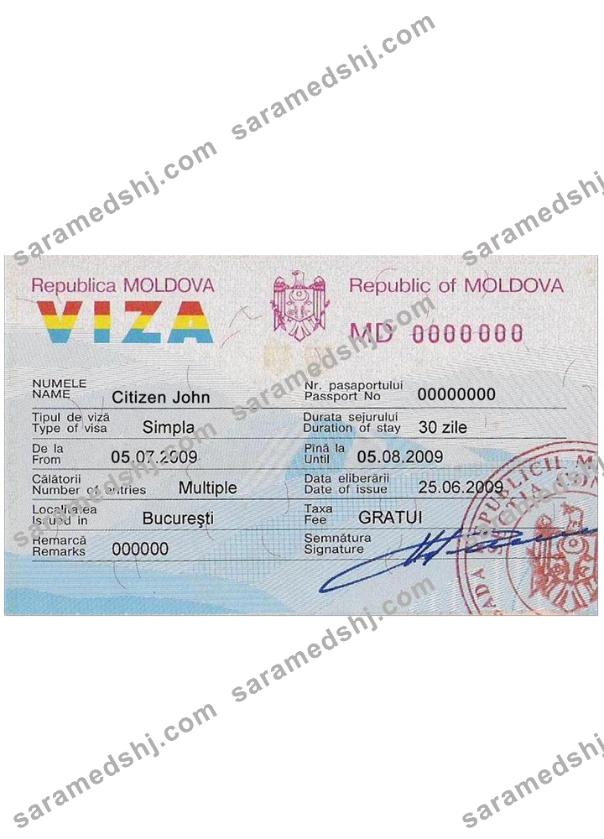 MOLDOVA visa